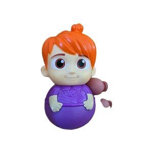 CoComelon Wobble Toy Wiggle Wobble Fun Preowned Unwrapped Kids Toy Orange Purple